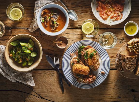 Sfeer garnalen kroketten